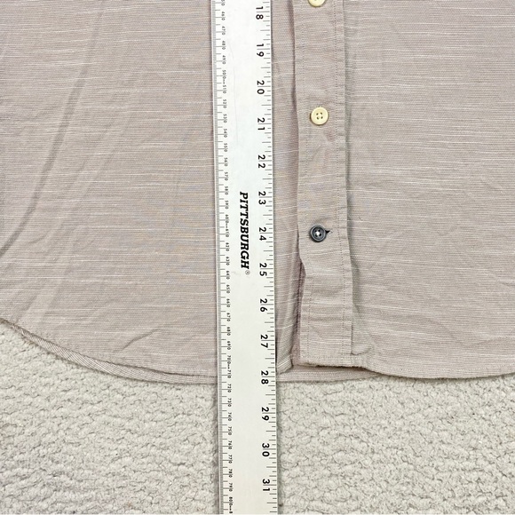 Taylor Stitch Men's Size 40 Organic Cotton Short Sleeve Button Down Shirt *FLAW* - Picture 8 of 9